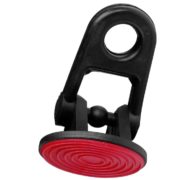 Pivoting rubber feet